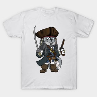 Captain Mort Sparrow - Cats Of The Caribbean T-Shirt